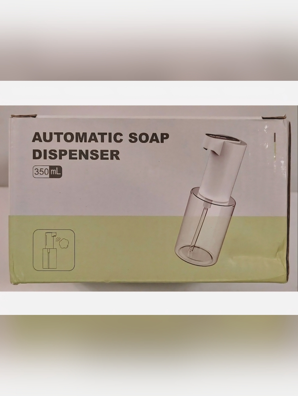 Automatic Soap Dispenser 350mL /11.8 oz Touchless Gel Soap Sensor  White NIB